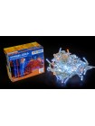 Гірлянда зовнішня DELUX ICICLE 108 LED бахрома 2x1m 27 жовтий flash білий/білий IP44 EN
