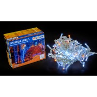 Гірлянда зовнішня DELUX ICICLE 108 LED бахрома 2x1m 27 жовтий flash білий/білий IP44 EN