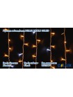 Гірлянда зовнішня DELUX ICICLE 108 LED бахрома 2x1m 27 білий flash жовтий/білий IP44 EN