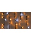 Гірлянда зовнішня DELUX ICICLE 108 LED бахрома 2x1m 27 білий flash жовтий/чорний IP44 EN