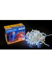Гірлянда зовнішня DELUX ICICLE 75 LED бахрома 2x0,7m 18 жовтий flash білий/білий IP44 EN