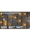 Гірлянда зовнішня DELUX ICICLE 75 LED бахрома 2x0,7m 18 білий flash теплий білий/чорний IP44 EN