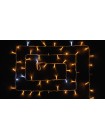 Гірлянда зовнішня DELUX STRING 100 LED 10m (2x5m) flash жовтий/прозорий IP44 EN