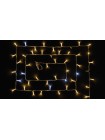 Гірлянда зовнішня DELUX STRING 100 LED нитка10m (2x5m) 20 білий flash теплий білий/прозорий IP44 EN