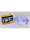 Гірлянда внутрішня DELUX ICICLE С 100 LED бахрома 3,2x0,7m мульти/прозорий IP20