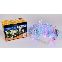 Гірлянда внутрішня DELUX ICICLE С 100 LED бахрома 3,2x0,7m мульти/прозорий IP20