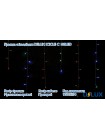Гірлянда внутрішня DELUX ICICLE С 100 LED бахрома 3,2x0,7m мульти/прозорий IP20