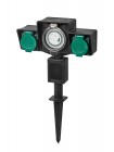 Розетка садова SPIKE SGS-212GT таймер + роз 2 вих з з/к і кришкою 16А 3680W IP44 чорн.