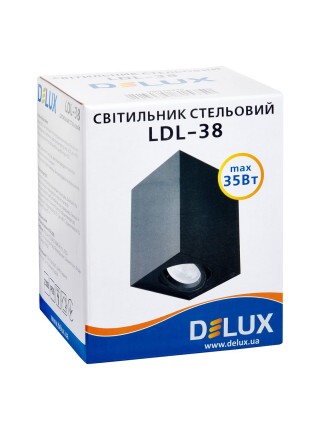 Світильник стельовий DELUX LDL-38  чорний