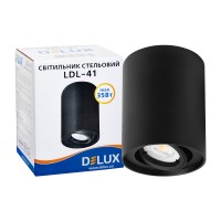 Світильник стельовий DELUX LDL-41  чорний