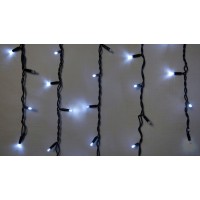 Гірлянда зовнішня DELUX ICICLE 75 LED 2x0,7m білий/чорний IP44 EN