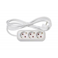 Подовжувач DELUX G3J 3m, з/з (ABS)