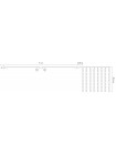 Гірлянда зовнішня DELUX Snowfall C 384LED 8*0,5m син/проз. IP 44 EN з вбудованим контролером