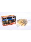 Гірлянда внутрішня DELUX STRING С 200LED 10m тепл. білий/прозорий IP20
