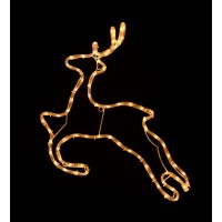 Гірлянда зовнішня DELUX MOTIF Deer 62*60см тепл.біл. IP44 EN