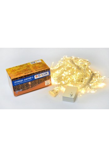 Гірлянда внутрішня DELUX CURTAIN С 256LED 3х2m тепл.біл/проз IP20