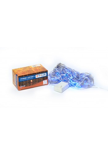 Гірлянда внутрішня DELUX CURTAIN С 256LED 3х2m син/проз IP20