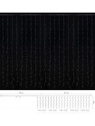 Гірлянда внутрішня DELUX CURTAIN С 320LED 3х3m тепл.біл/проз IP20