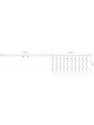 Гірлянда внутрішня DELUX WATERFALL С 240LED 2х2m тепл.біл/проз IP20