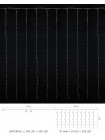 Гірлянда внутрішня DELUX WATERFALL С 240LED 2х2m тепл.біл/проз IP20