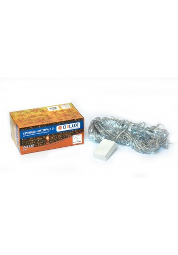 Гірлянда внутрішня DELUX WATERFALL С 240LED 2х2m тепл.біл/проз IP20