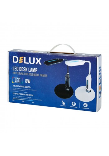 Світильник світлодіодний настільний DELUX TF-510 8 Вт LED 3000K-4000K-6000K білий