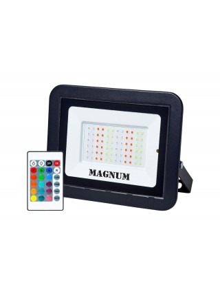 Прожектор світлодіодний MAGNUM FL ECO LED 50Вт slim RGB IP65