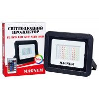 Прожектор світлодіодний MAGNUM FL ECO LED 50Вт slim RGB IP65