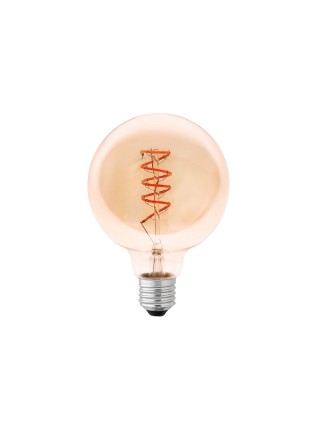 Лампа світлодіодна DELUX G95 5 Вт 2200K 220В E27 amber filament spiral