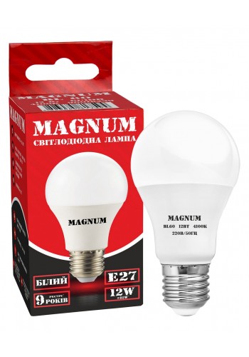 лампа світлодіодна MAGNUM BL 60 12 Вт 4100K 220В E27