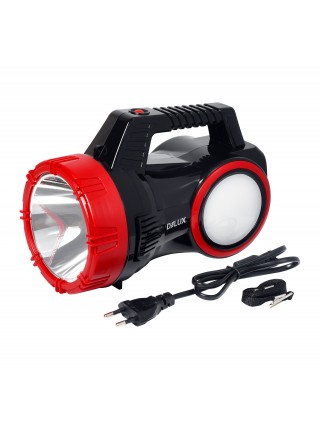 Cвітильник світлодіодний аварійний REL-103 (4V6Ah) 20 LED 10W черв/чорн 220х120х120
