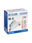 Світильник світлодіодний вбудований стельовий DELUX DL-6 3000К 6Вт 480лм 230В