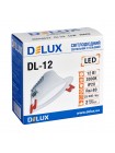 Світильник світлодіодний вбудований стельовий DELUX DL-12 3000К 12Вт 960лм 230В