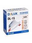 Світильник світлодіодний вбудований стельовий DELUX DL-15 4500К 15Вт 1200лм 230В