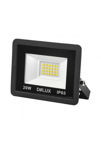 Прожектор світлодіодний DELUX FMI 11 LED 20Вт 6500К IP65 чорний