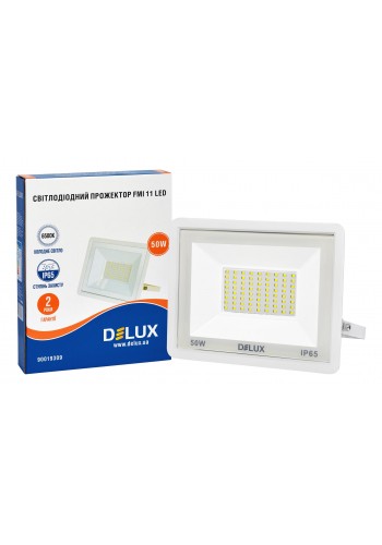 Прожектор світлодіодний DELUX FMI 11 LED 50Вт 6500К IP65 білий
