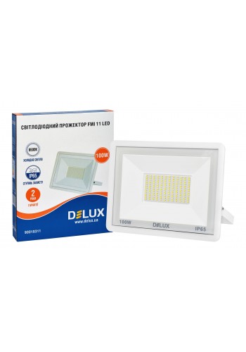 Прожектор світлодіодний DELUX FMI 11 LED 100Вт 6500К IP65 білий