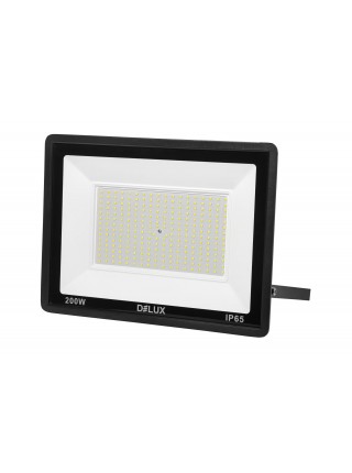 Прожектор світлодіодний DELUX FMI 11 LED 200Вт 6500К IP65 чорний