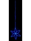 Гірлянда зовніш. DELUX MOTIF Star ZN 6 кінц. 60*60см 13 flash синій IP44 EN