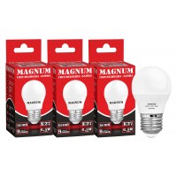 Світлодіод.лампа_MAGNUM_BL50P 6,5Вт_4100K 220В E27 (промо 3 шт)