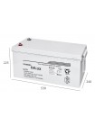 Акумулятор DELUX LB 12V 200AH гелевий