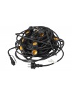 Гірлянда зовнішня Delux Belt Light NEW 20 м 25 патронів Е27 (без ламп) чорн IP 65 EN