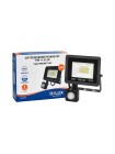 Прожектор світлодіодний DELUX FMI 11 S LED 20Вт 6500K IP65 с датч. руху чорний