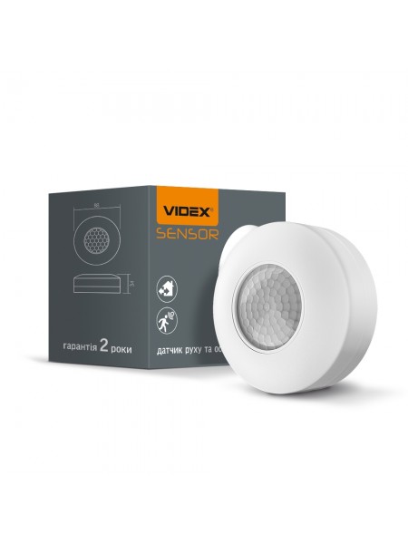 Датчик руху та освітленості VIDEX VL-SPC12W 220V 1200W інфрачервоний VL-SPC12W - 299297