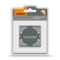 Рамка біле скло одинарна горизонтальна VIDEX BINERA VF-BNFRG1H-W - 295657