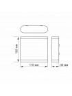 LED Світильник архітектурний AR06 IP54 VIDEX 6W 2700K чорний VL-AR06-062B - 480918