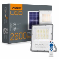 LED прожектор автономний VIDEX 2800Lm 5000K VL-FSO-1005 - 298948