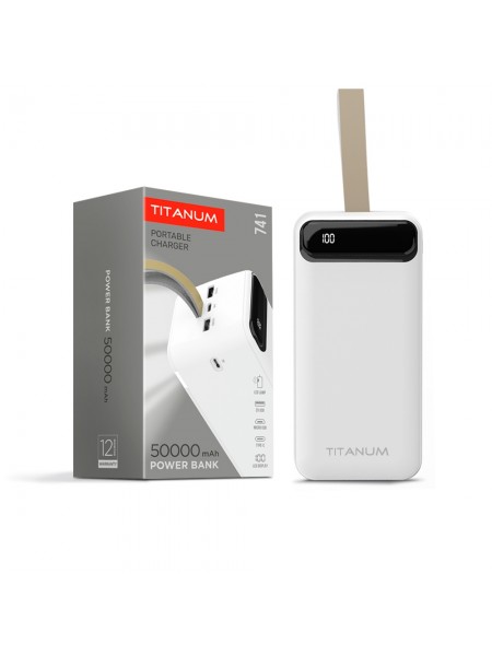 Повербанк TITANUM 741 White 50000mAh TPB-741-W - 483513