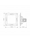 Заглушка для рамки кремова VIDEX BINERA VF-BNC-CR - 482561