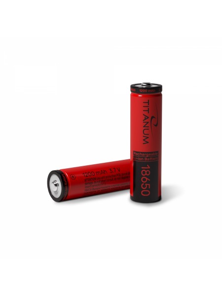 Акумулятор TITANUM літій-іонний 18650 (без захисту) 1200mAh bulk/1шт T-18650/1200/1B - 049043